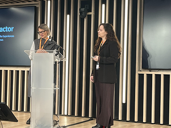 Aleksandra Gojkovic and Lara Monday at MRS User Research Conference